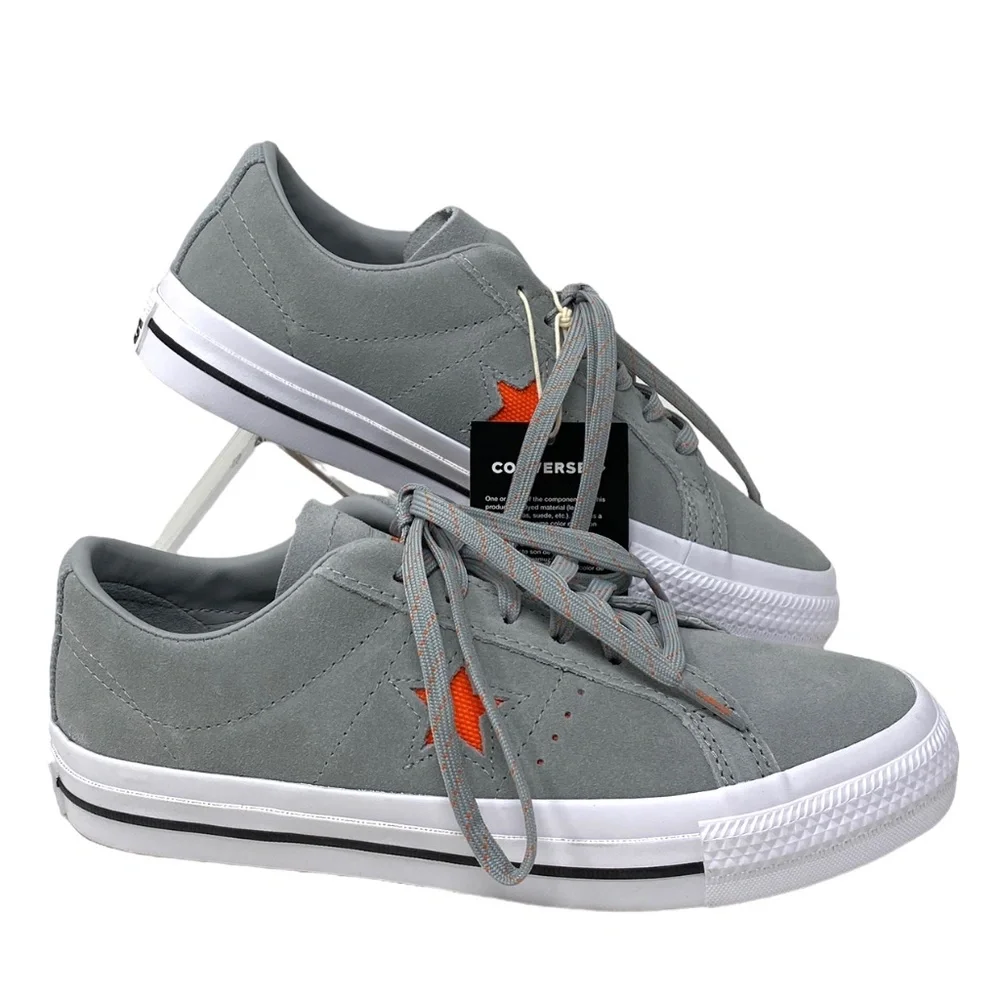 Converse CONS One Star Pro OX Low Top Suede Gray Women's Size Sneakers A01250C - Picture 1 of 10